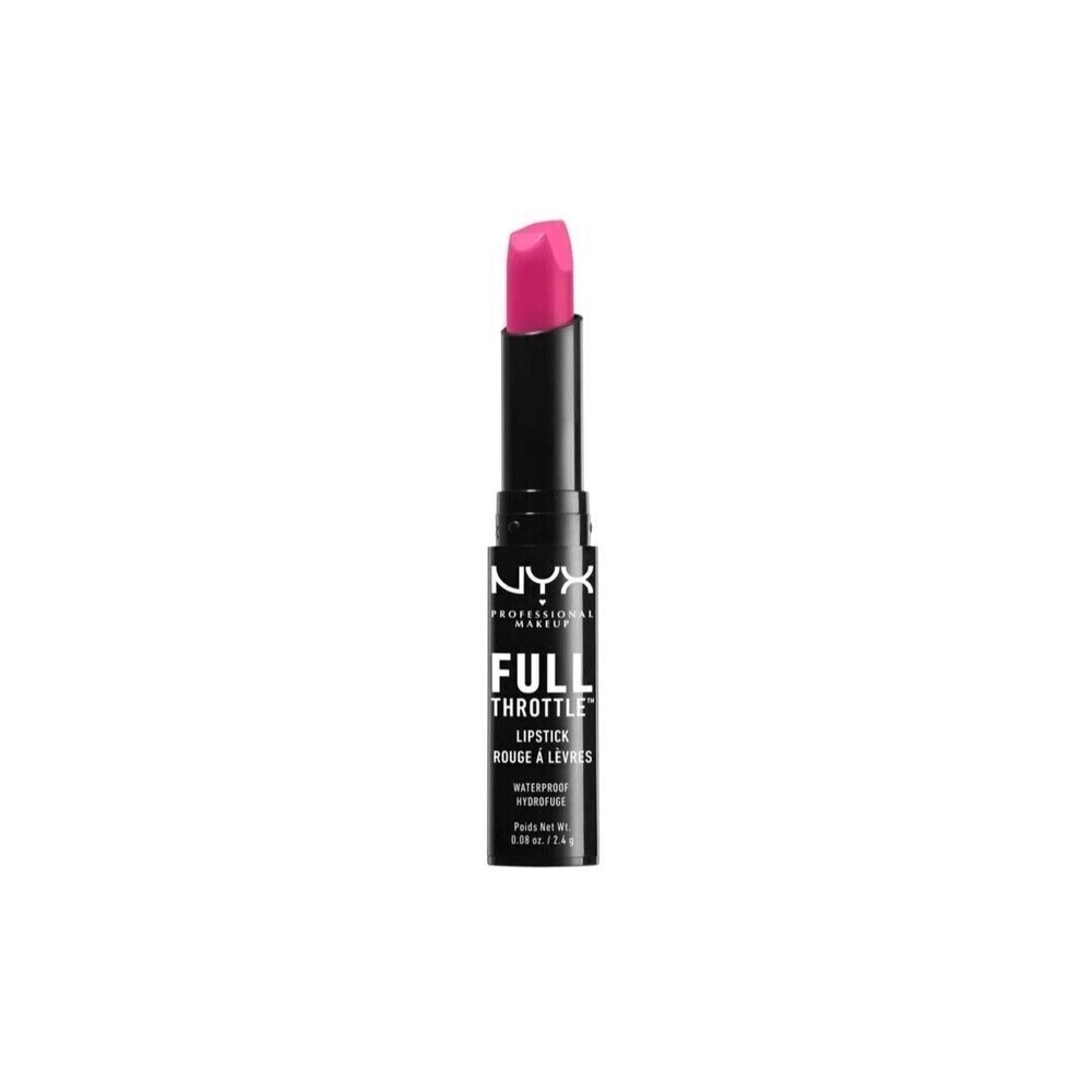 NYX Full Throttle Lipstick Waterproof color FTLS02 Lethal Kiss Full SZ New Seale - Picture 1 of 3